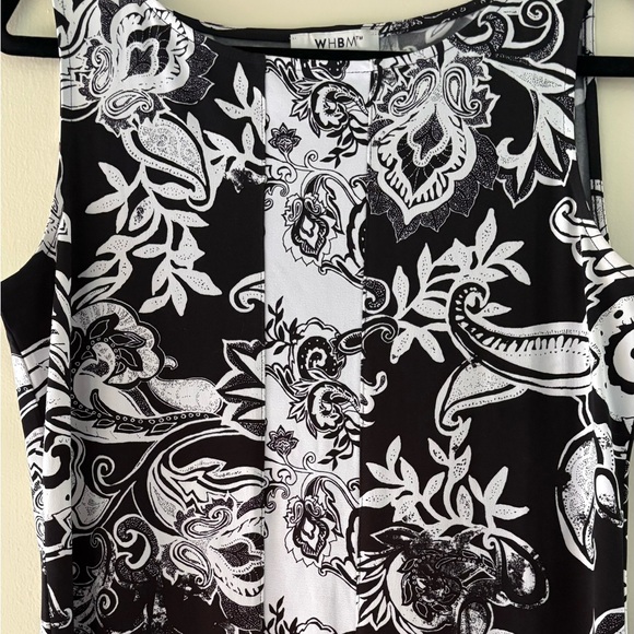 NWOT WHBM Border Trim Shift Dress - Picture 2 of 8